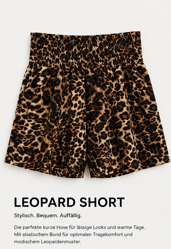 Kurze Viskose-Hose Leo 🖤🤍
