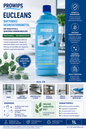 ProWips Eucleans – Duftendes Desinfektionsmittel mit Eukalyptus (1 L)