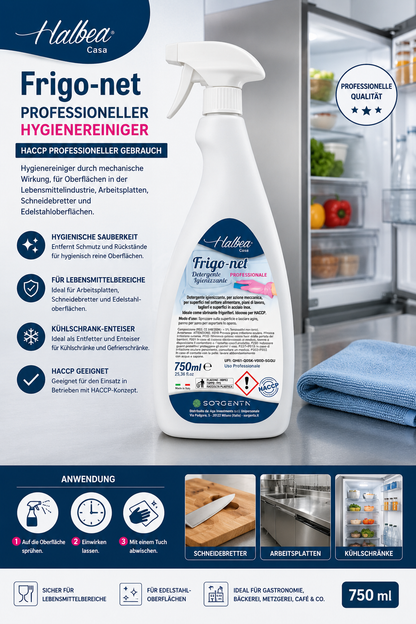 Halbea Frigo-Net – Professioneller Hygienereiniger (750 ml)