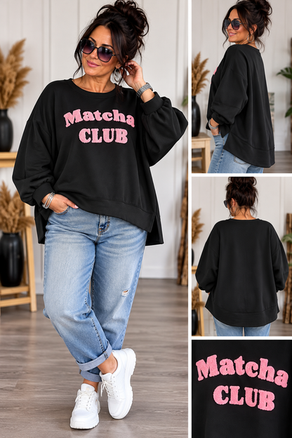 ✨ Pull en molleton Matcha CLUB ✨