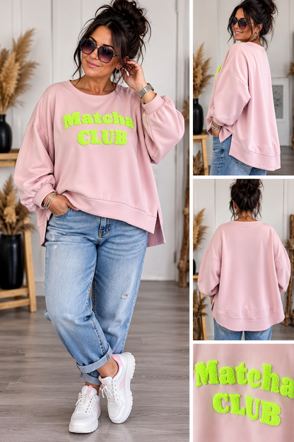 ✨ Pull en molleton Matcha CLUB ✨