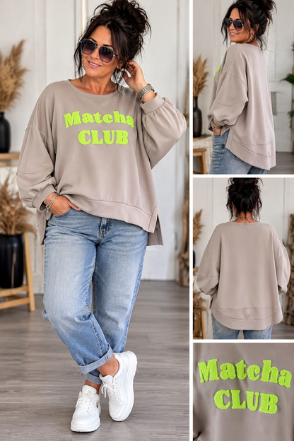 ✨ Pull en molleton Matcha CLUB ✨