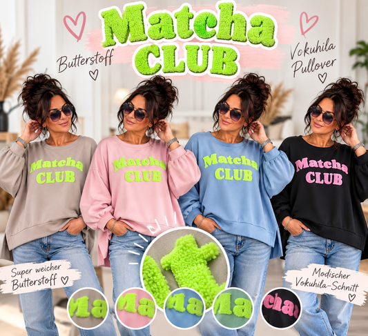 ✨ Matcha CLUB Butterstoff-Pulli ✨