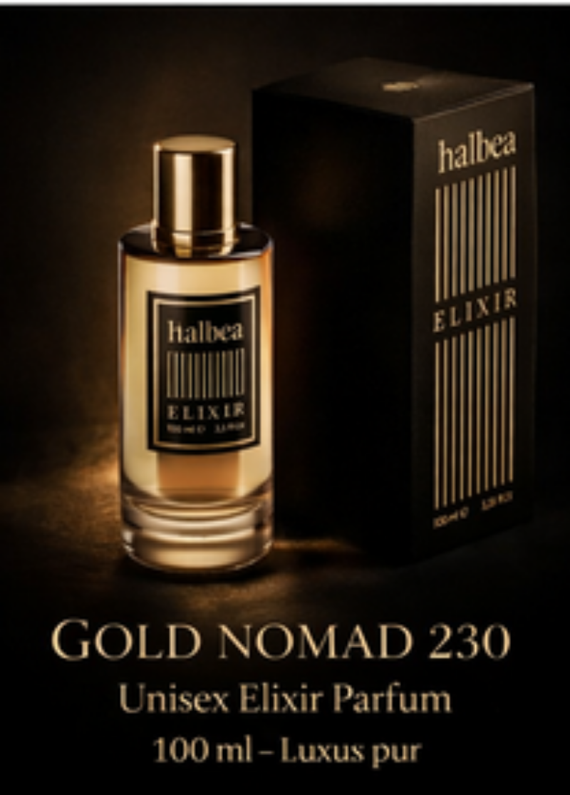 Halbea 230 Gold Nomad - Parfum Unisexe Élixir