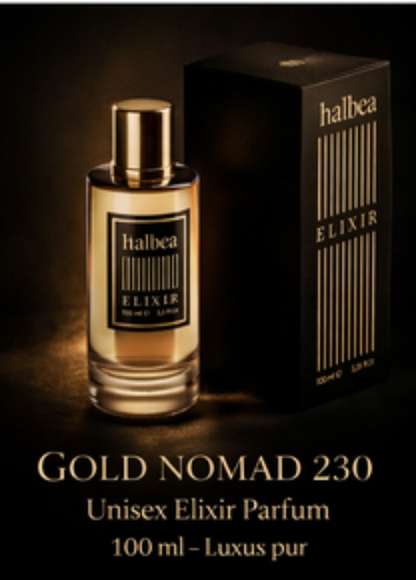Halbea 230 Gold Nomad - Parfum Unisexe Élixir