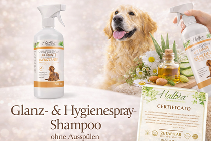 🐶 Glanz- & Hygienespray für Hunde – ohne Ausspülen Frische Pflege in Sekunden – überall & jederzeit