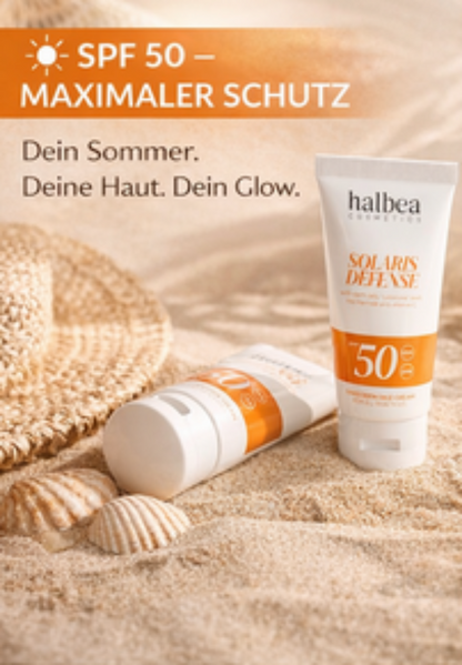 ☀️ Solaris Defense LSF 50 – Dein täglicher Schutzschild für strahlende Haut