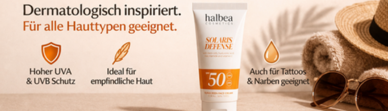 ☀️ Solaris Defense LSF 50 – Dein täglicher Schutzschild für strahlende Haut