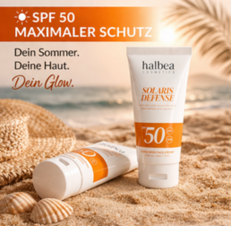 ☀️ Solaris Defense LSF 50 – Dein täglicher Schutzschild für strahlende Haut