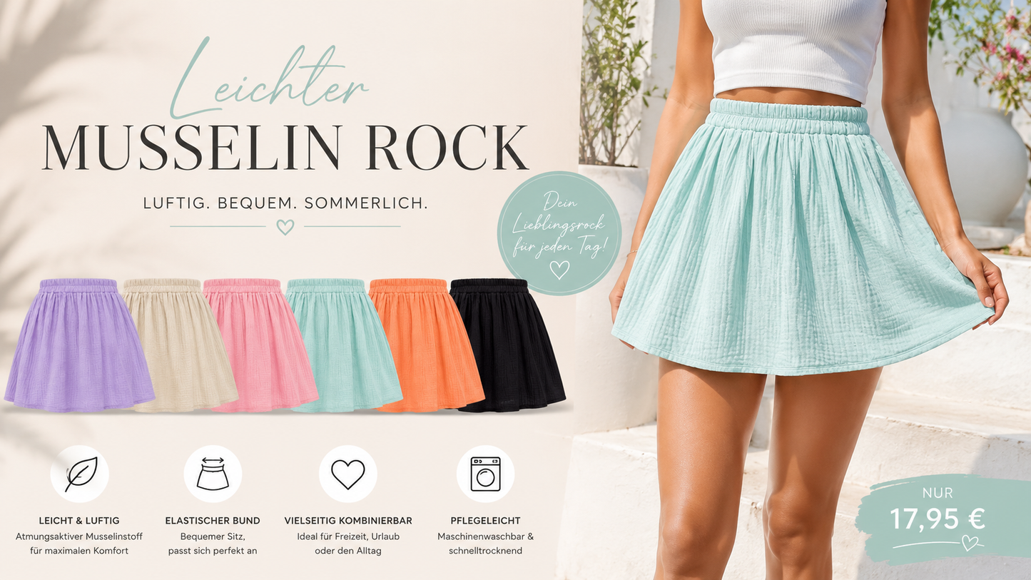 💚 Musselin Rock – Sommerleicht & feminin 💚