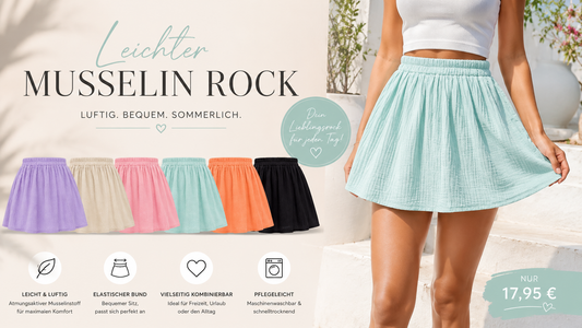 💚 Musselin Rock – Sommerleicht & feminin 💚