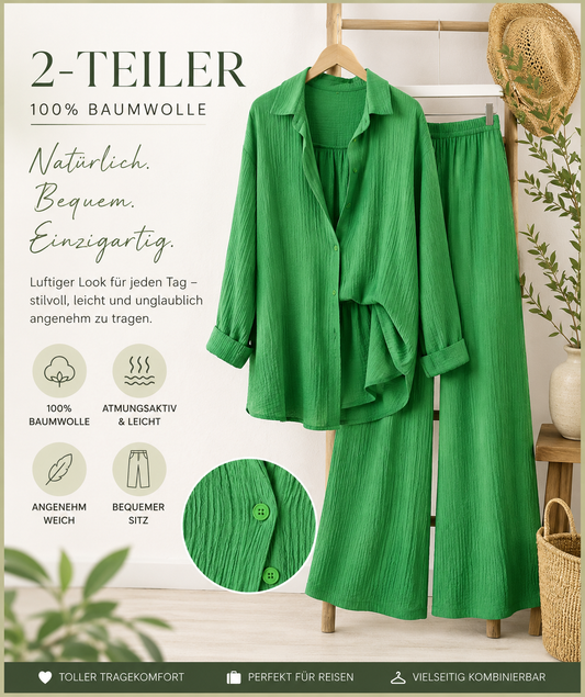🌿 2-Teiler aus 100% Baumwolle