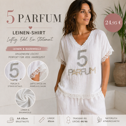 ✨ Leinen-Shirt, Luftig. Edel. Ein Statement.