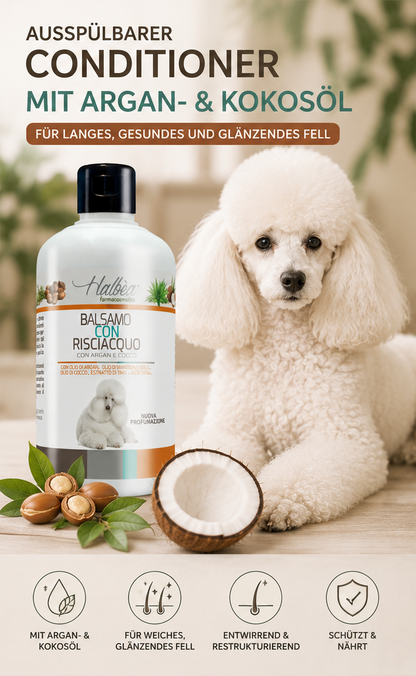 Ausspülbarer Conditioner mit Argan- & Kokosöl – 500 ml