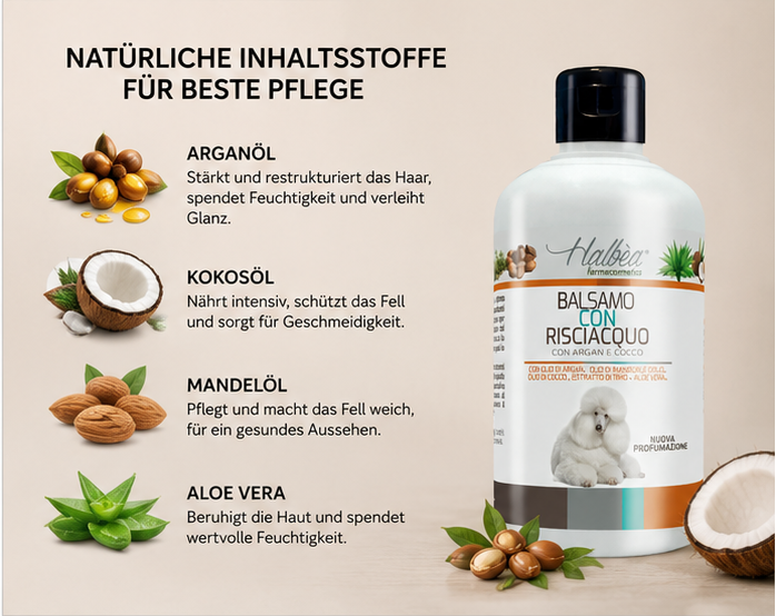 Ausspülbarer Conditioner mit Argan- & Kokosöl – 500 ml