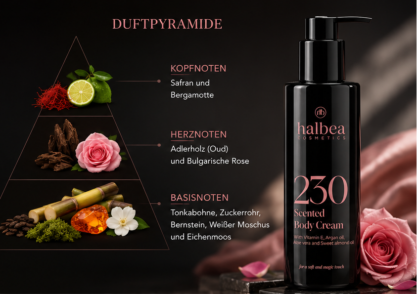 halbea 230  Gold Nomad - Duftende Körpercreme - 150ml