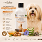 Entwirrendes Hundeshampoo für langes Fell mit Argan 500 ml