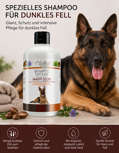 Hundeshampoo speziell für dunkles Fell 500 ml