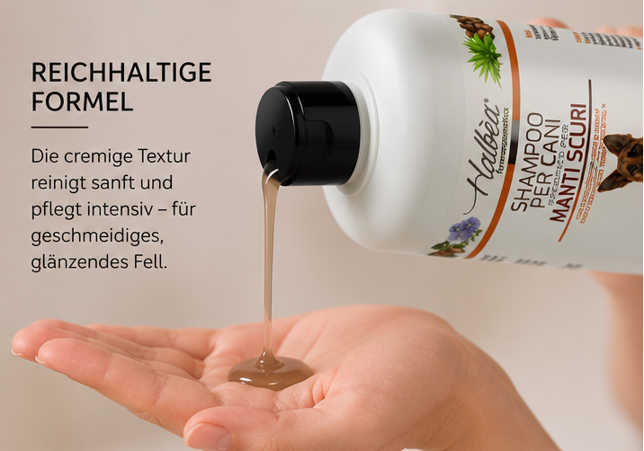 Hundeshampoo speziell für dunkles Fell 500 ml