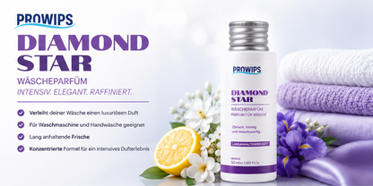 Diamond Star Wäscheparfum – 500 ml & Minisize 50 ml | ProWips
