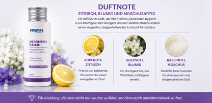 Diamond Star Wäscheparfum – 500 ml & Minisize 50 ml | ProWips