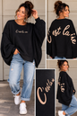 Oversize Pullover „C’est la vie“ – Sweat & Strick Mi
