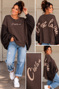 Oversize Pullover „C’est la vie“ – Sweat & Strick Mi