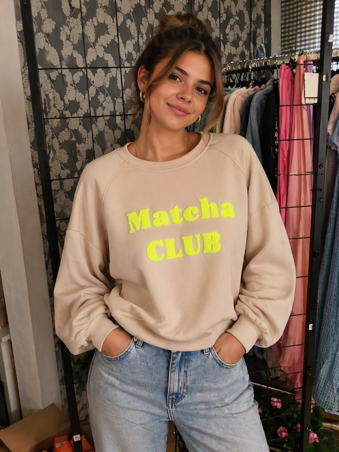 ✨ Matcha CLUB Butterstoff-Pulli ✨