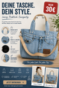 💙 Stylische Jeans-Tasche – dein neuer Alltagsliebling 💙