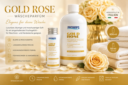 Gold Rose – Wäscheparfüm 50 ml & 500 ml