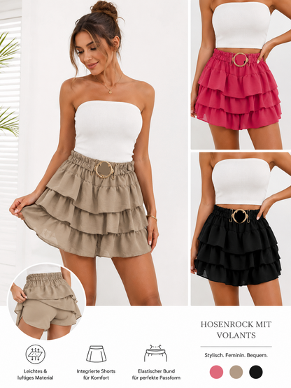 ✨ Hosenrock mit Volants ✨ Feminin, luftig & einfach ein absoluter Hingucker 💕