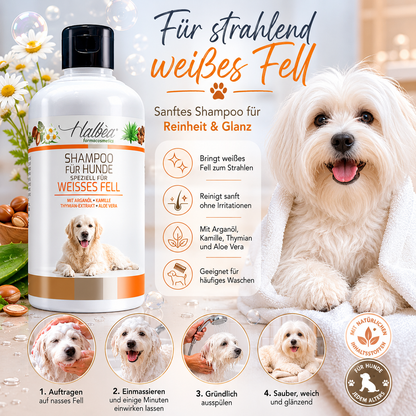 Hundeshampoo – Speziell für weißes Fell ✨🐾