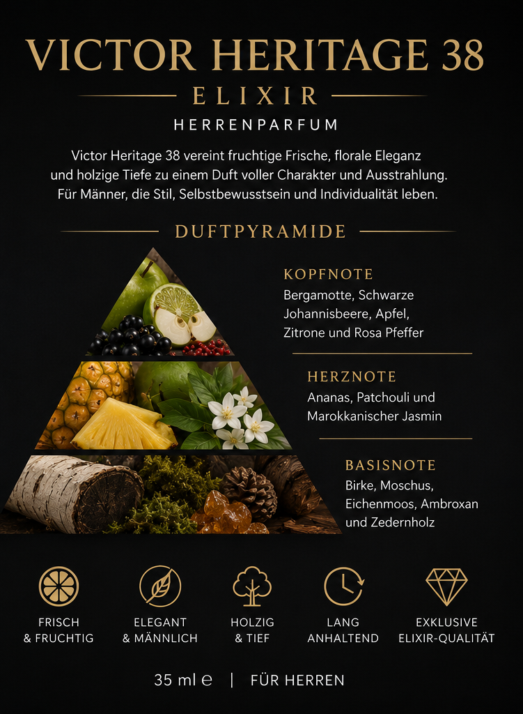 Victor Heritage 38 - Herrenparfum 35ml Elixir