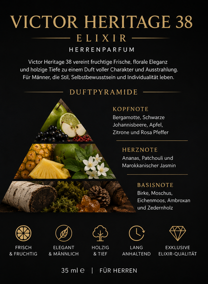 Victor Heritage 38 - Herrenparfum 35ml Elixir