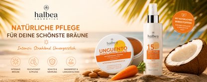 ☀️ Superbräunende Salbe mit Kokosnuss, Karotte & Süßmandelöl – 100 ml ☀️