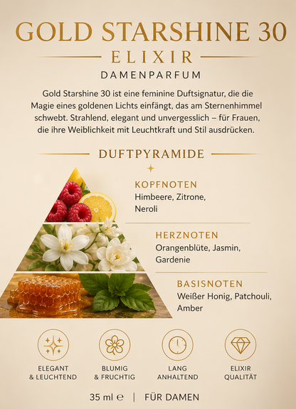 Gold Starshine 30 - Damenparfum 35ml Elixir