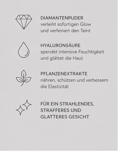 Gesichtscreme 'Lift&Shine' mit Diamantenpuder - Limited Edition 50ml