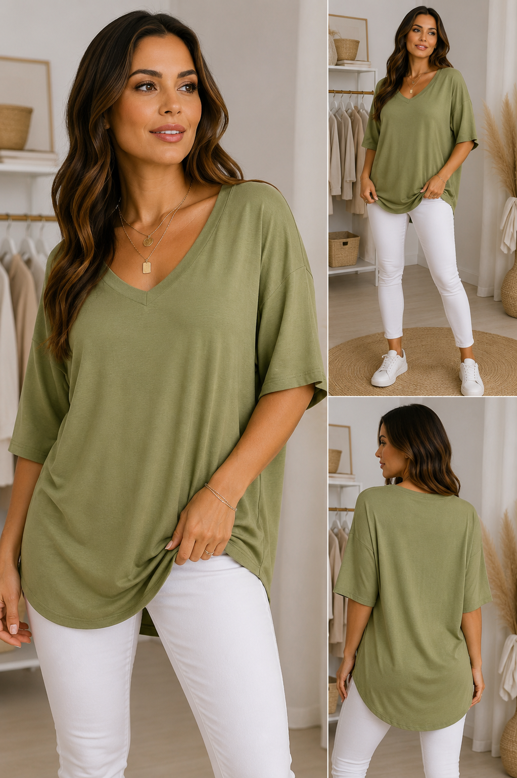 Super Stretch V-Shirt – Zeitlos, bequem & vielseitig