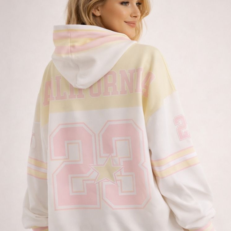 Butterstoff Hoodie – California 23 Design zum Reinschlüpfen & Wohlfühlen für Damen