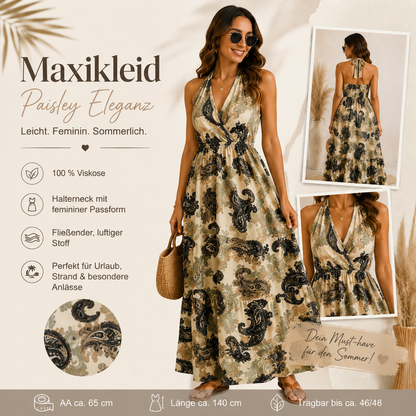 Maxikleid mit Paisley-Muster – Sommerlich & Elegant