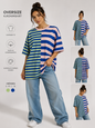 ✨ Oversize Kurzarmshirt – Streifenliebe trifft Trendstyle ✨