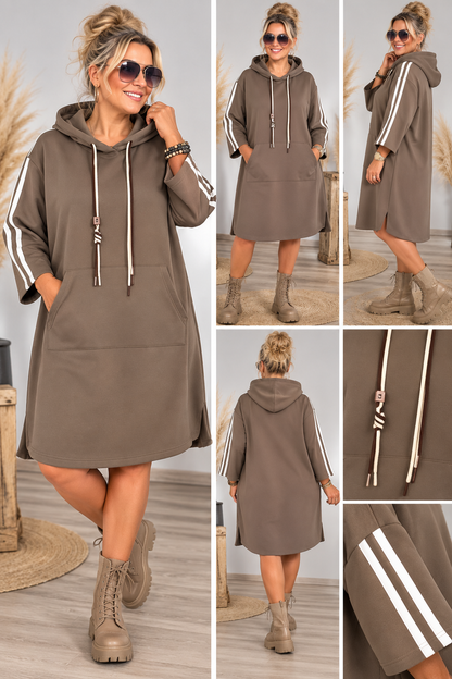 Hoodie-Kleid „Sporty Style“ – Made in Italy