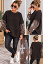 Oversize Strickpullover mit Statement-Ärmeln – Made in Italy