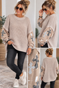 Oversize Strickpullover mit Statement-Ärmeln – Made in Italy