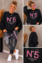 Pullover „N°5“ – Statement trifft Komfort