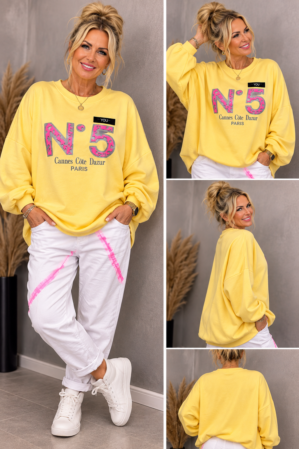 Pullover „N°5“ – Statement trifft Komfort