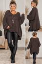 Oversize Strickpullover – Made in Italy