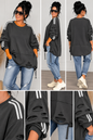 Oversize Langarmshirt „Urban Destroyed“ – 100 % Baumwolle | Made in Italy