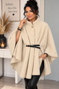 Poncho „Bella“ mit Gürtel – Made in Italy