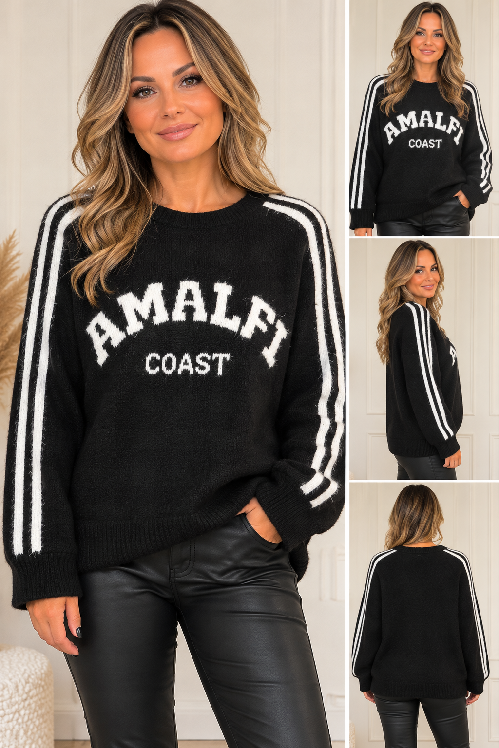 AMALFI COAST – Kuscheliger Strickpullover mit Streifen